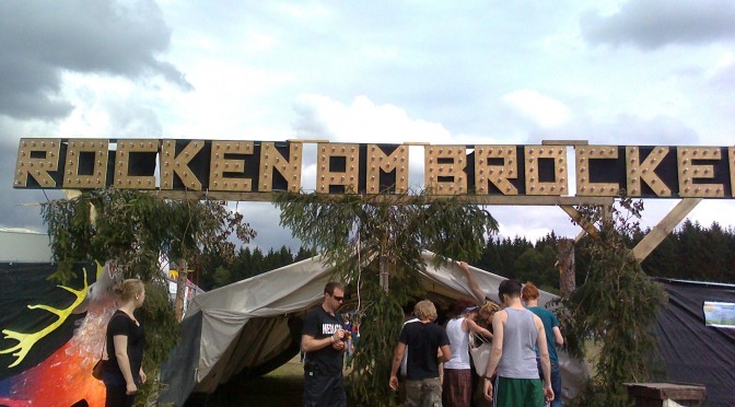 Eingang des Festivals Rocken am Brocken
